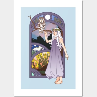 The Flower Maiden Posters and Art